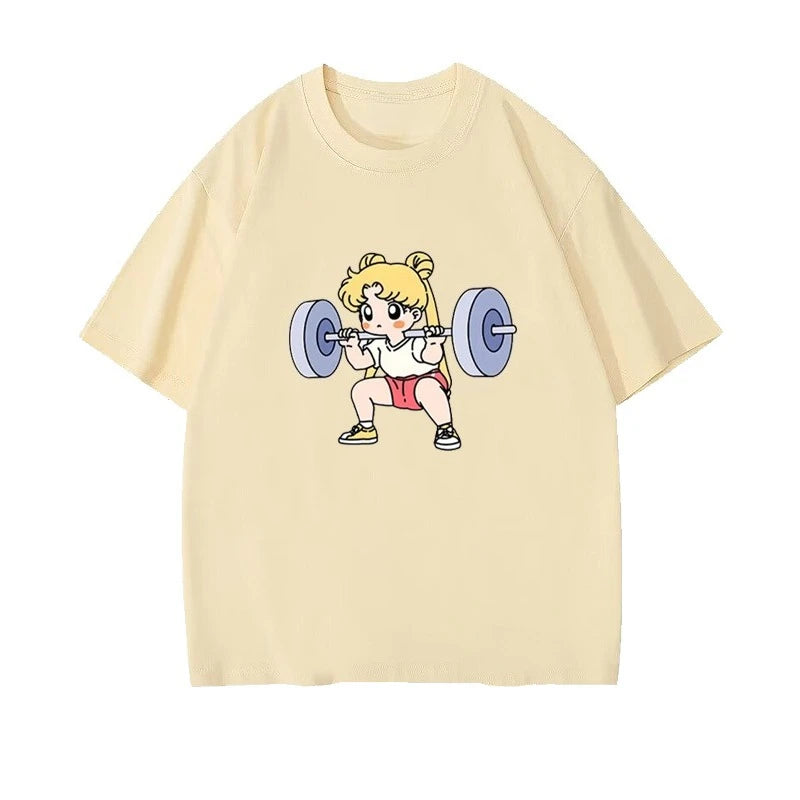 Sailor Moon Round Neck T-Shirt
