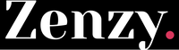 Zenzy logo on a black background