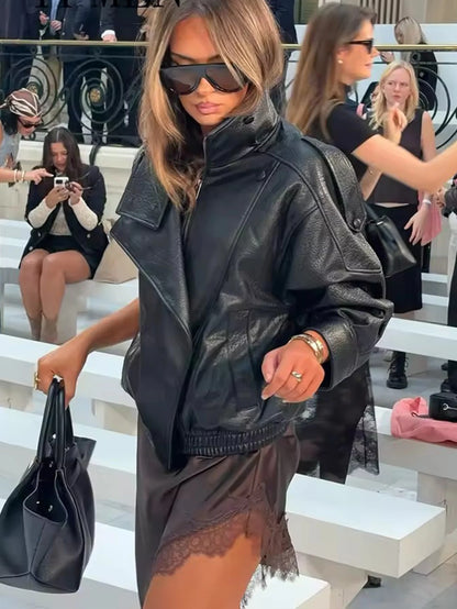 Chaliz | Chic Leather Jacket