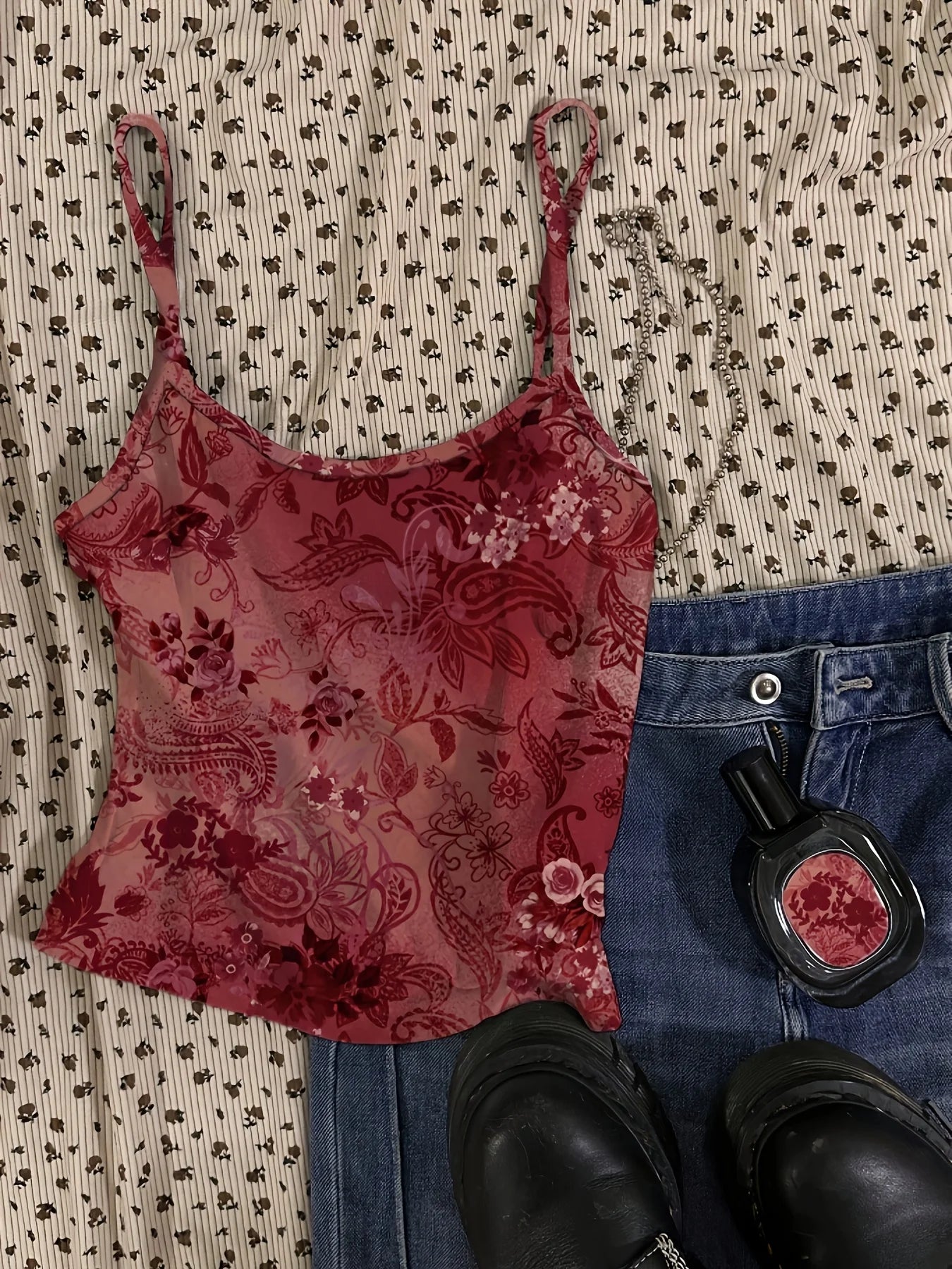 Faye | Floral Pattern Short Top