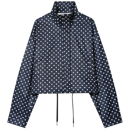Nole | Polka Dot Bomber Jacket