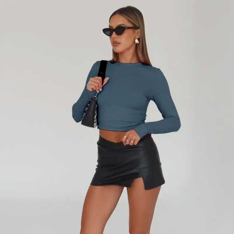 Zari | Long Sleeve Crop Tops