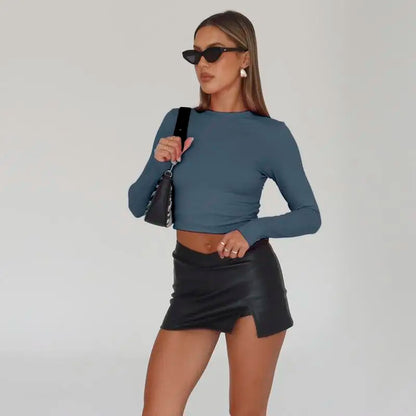 Zari | Long Sleeve Crop Tops