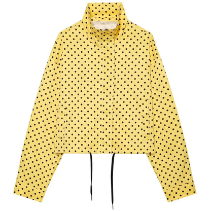 Nole | Polka Dot Bomber Jacket