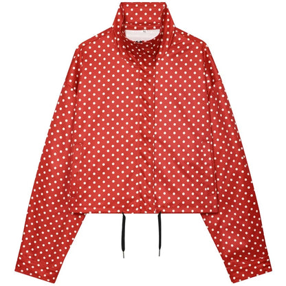 Nole | Polka Dot Bomber Jacket