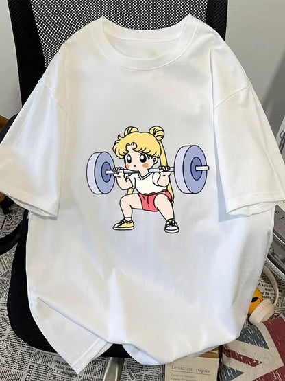 Sailor Moon Round Neck T-Shirt