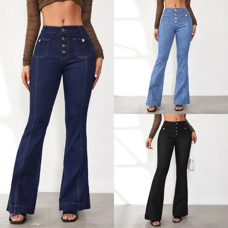 Cali | High-Waist Flared Jeans