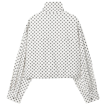 Nole | Polka Dot Bomber Jacket