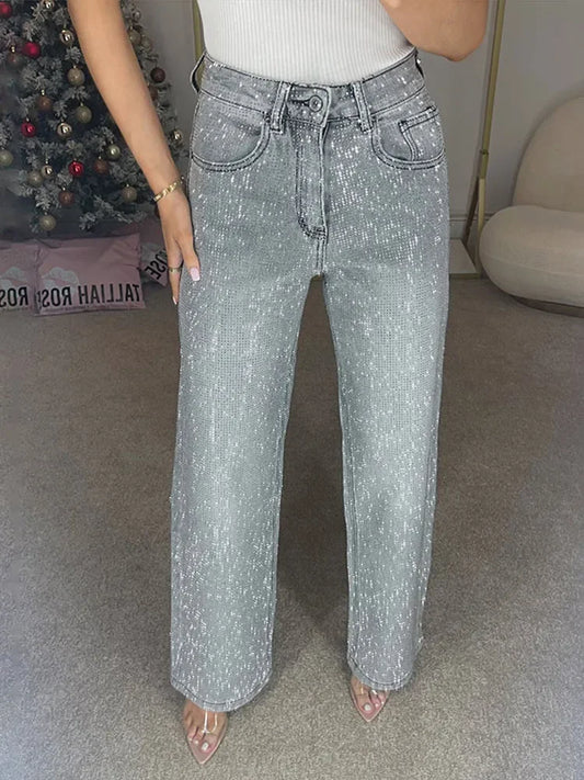 Pia | Rhinestone Jeans