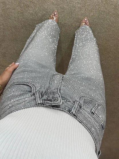 Pia | Rhinestone Jeans