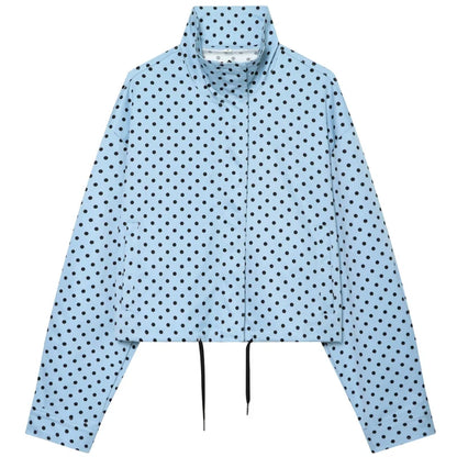 Nole | Polka Dot Bomber Jacket