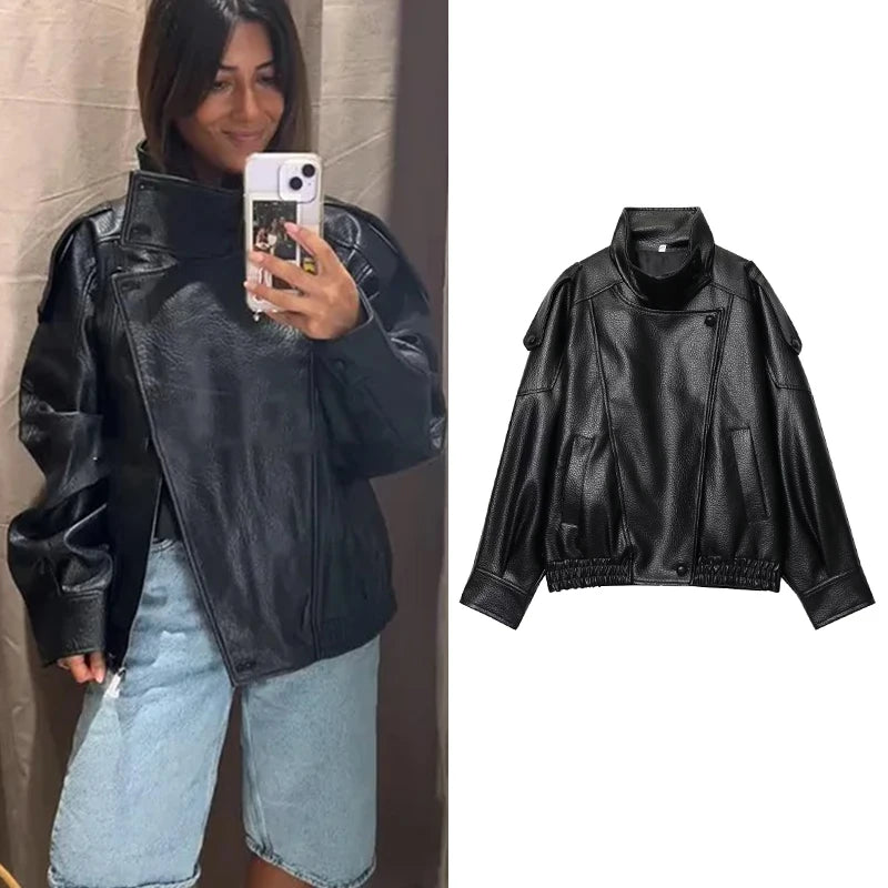 Chaliz | Chic Leather Jacket