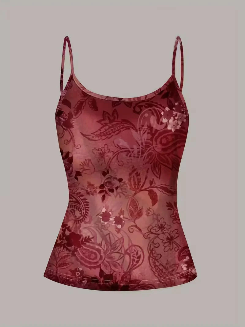 Faye | Floral Pattern Short Top