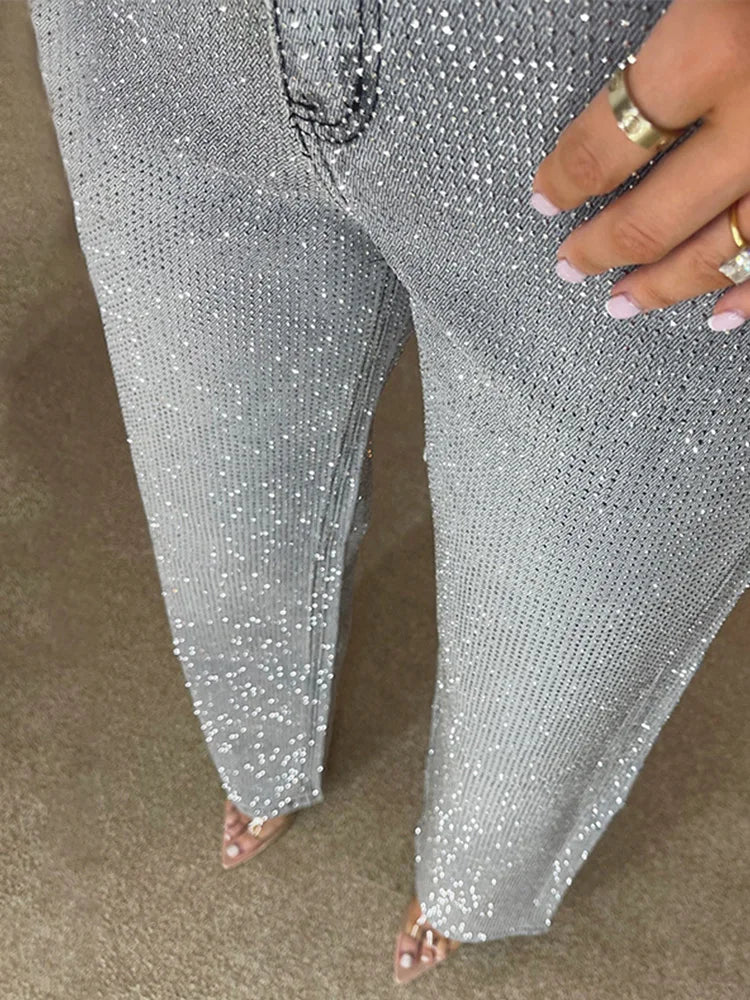 Pia | Rhinestone Jeans